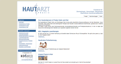 Desktop Screenshot of hautarztpraxis-kiel.de